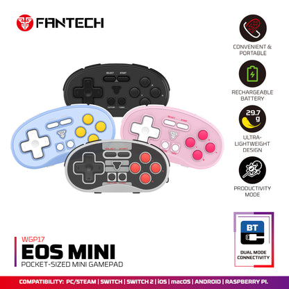 FANTECH POCKET SIZE MINI GAMEPAD WIRELESS EOS MINI WGP17