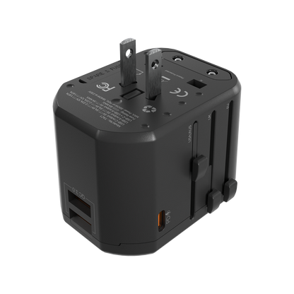 Fantech Universal Travel Adapter 3 Port (PD+QC) 20W - TAC1 - Fantech Indonesia