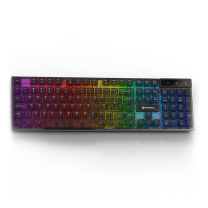 Fantech SHIKARI K515 Keycaps Transparan Keyboard Gaming RGB Membrane - Fantech Indonesia