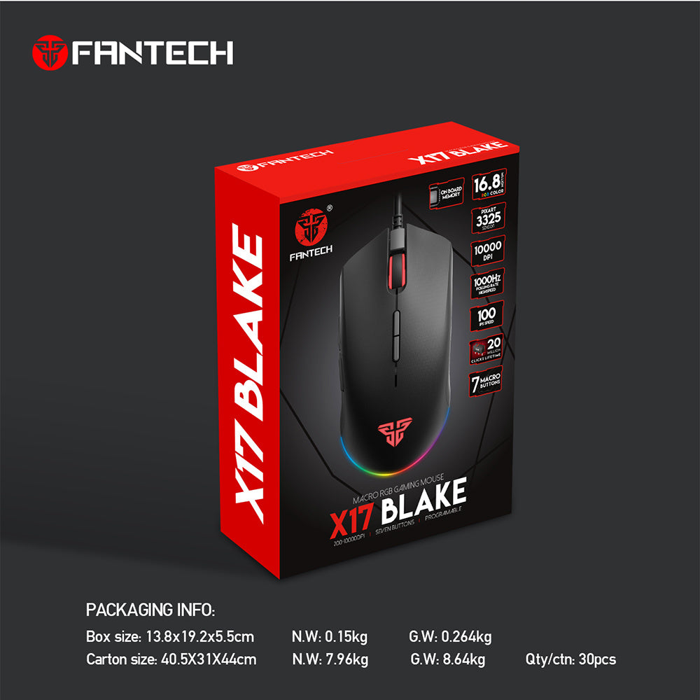 FANTECH BLAKE X17 GAMING MOUSE