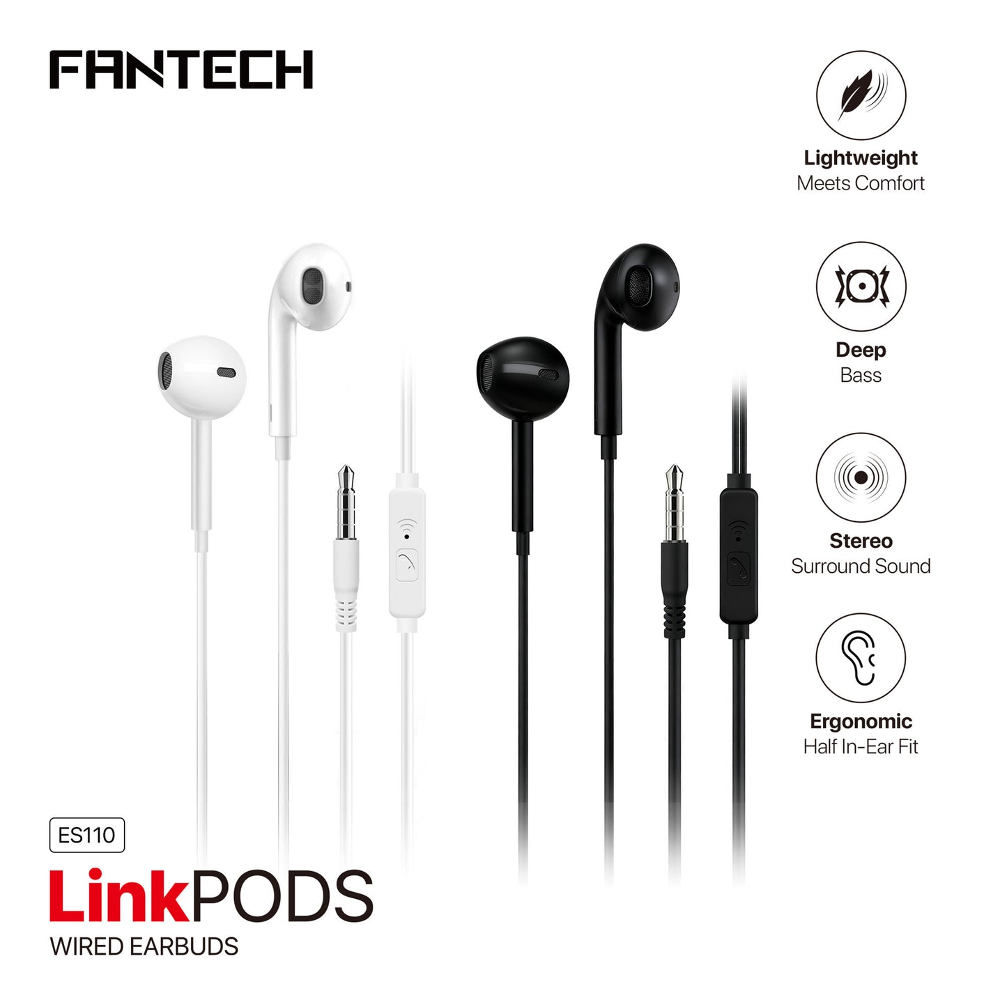 FANTECH LINK PODS ES110 EARBUDS