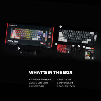 ATOM PRO66 MK919 Keyboard Gaming Terbaik