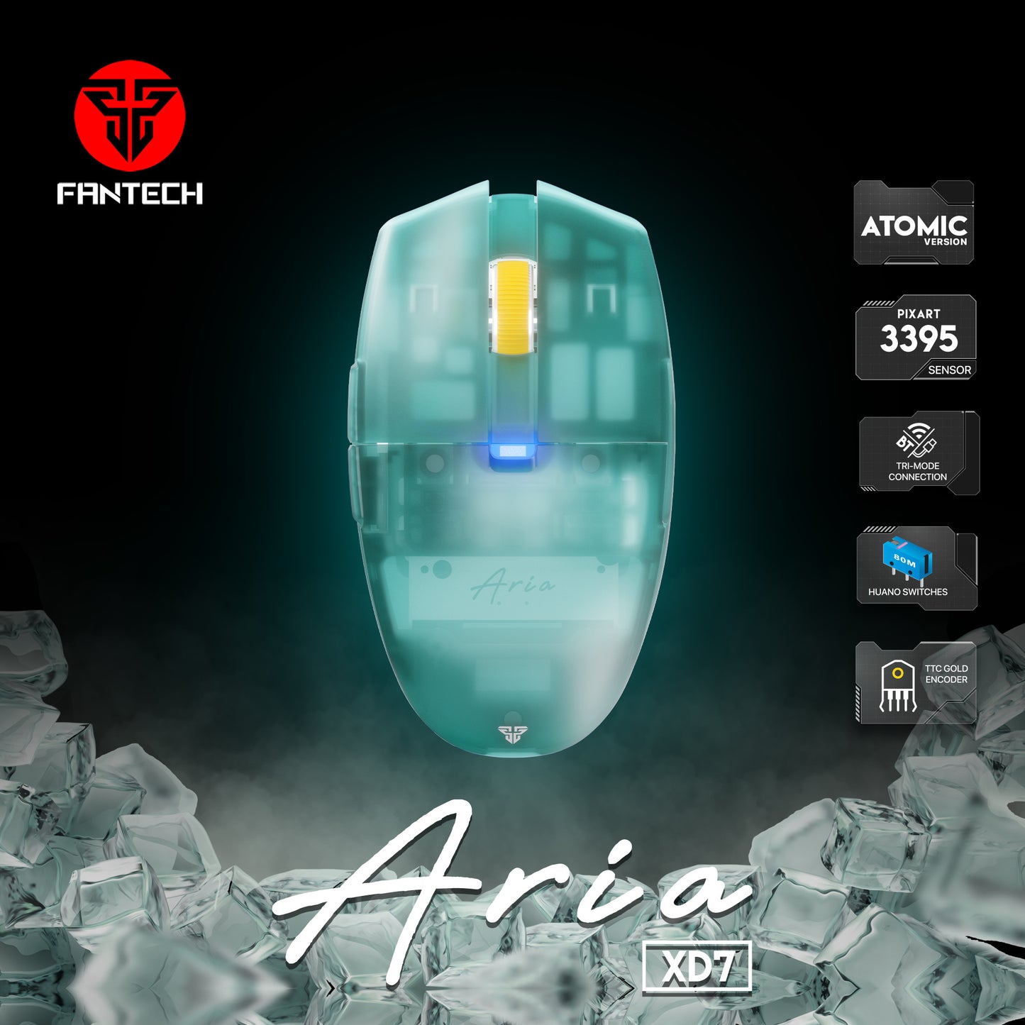 ARIA XD7 ATOMIC Mouse untuk Valorant