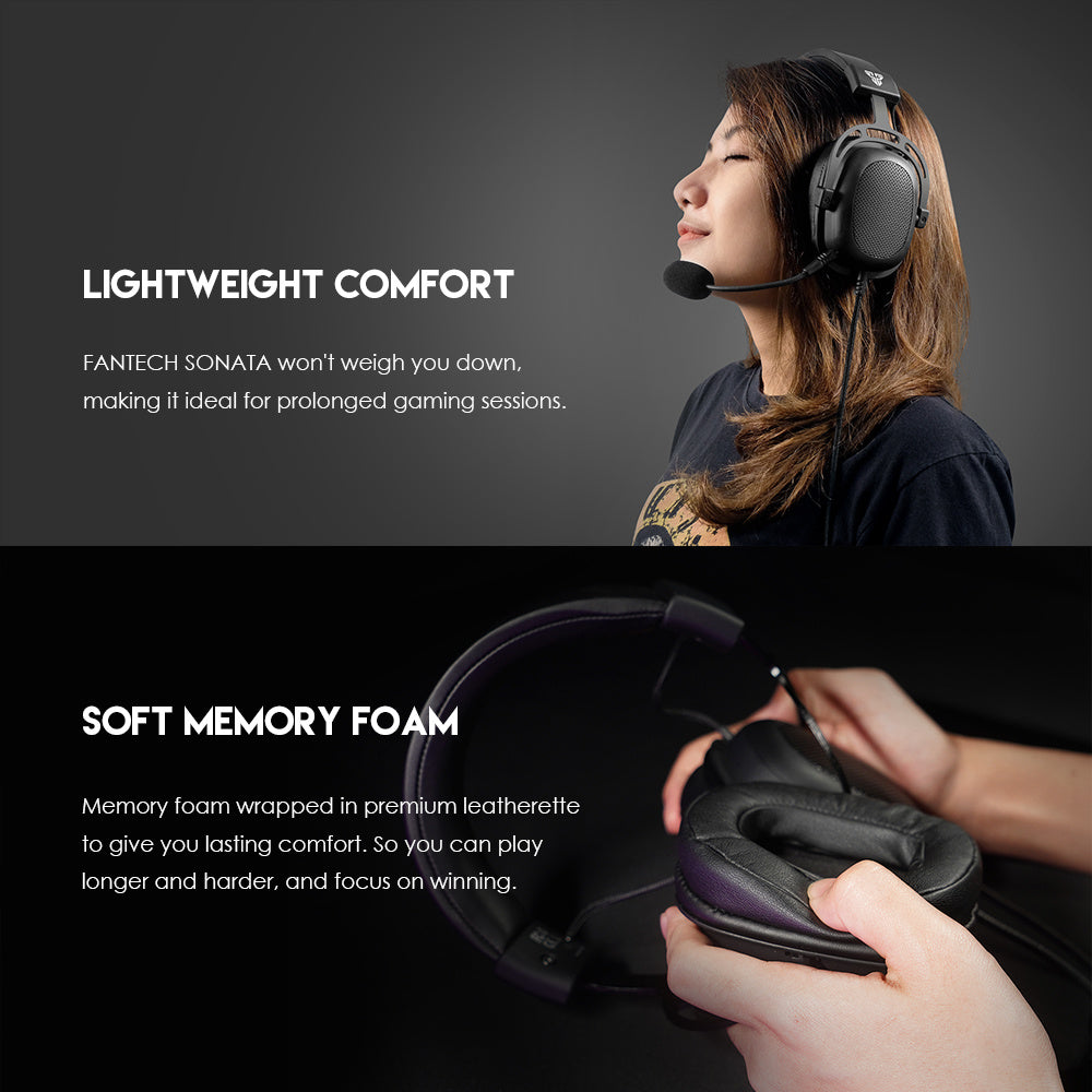Fantech SONATA MH90 Headset Gaming Multiplatform FREE SPLITTER