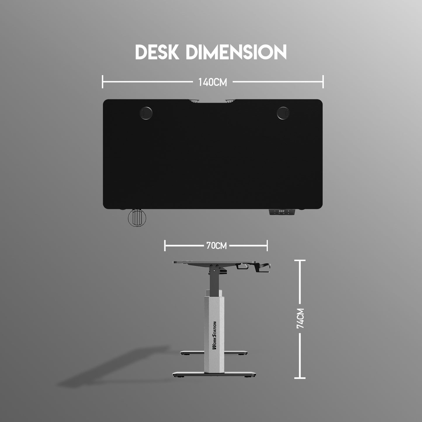 WORK STATION WS414 ELECTRIC ADJUSTABLE DESK