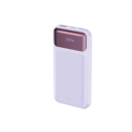 Fantech Powerbank Pesawat 22.5W 10000 mAh Fast Charging Mini LCD with Kabel Data Type C USB Lightning - PowerPack T2 - Fantech Indonesia