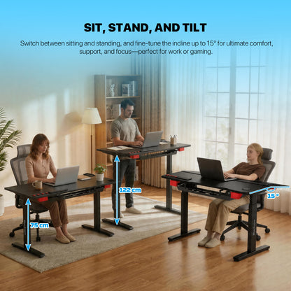 Meja Gaming & Kerja Adjustable Fantech ZURICH DW314