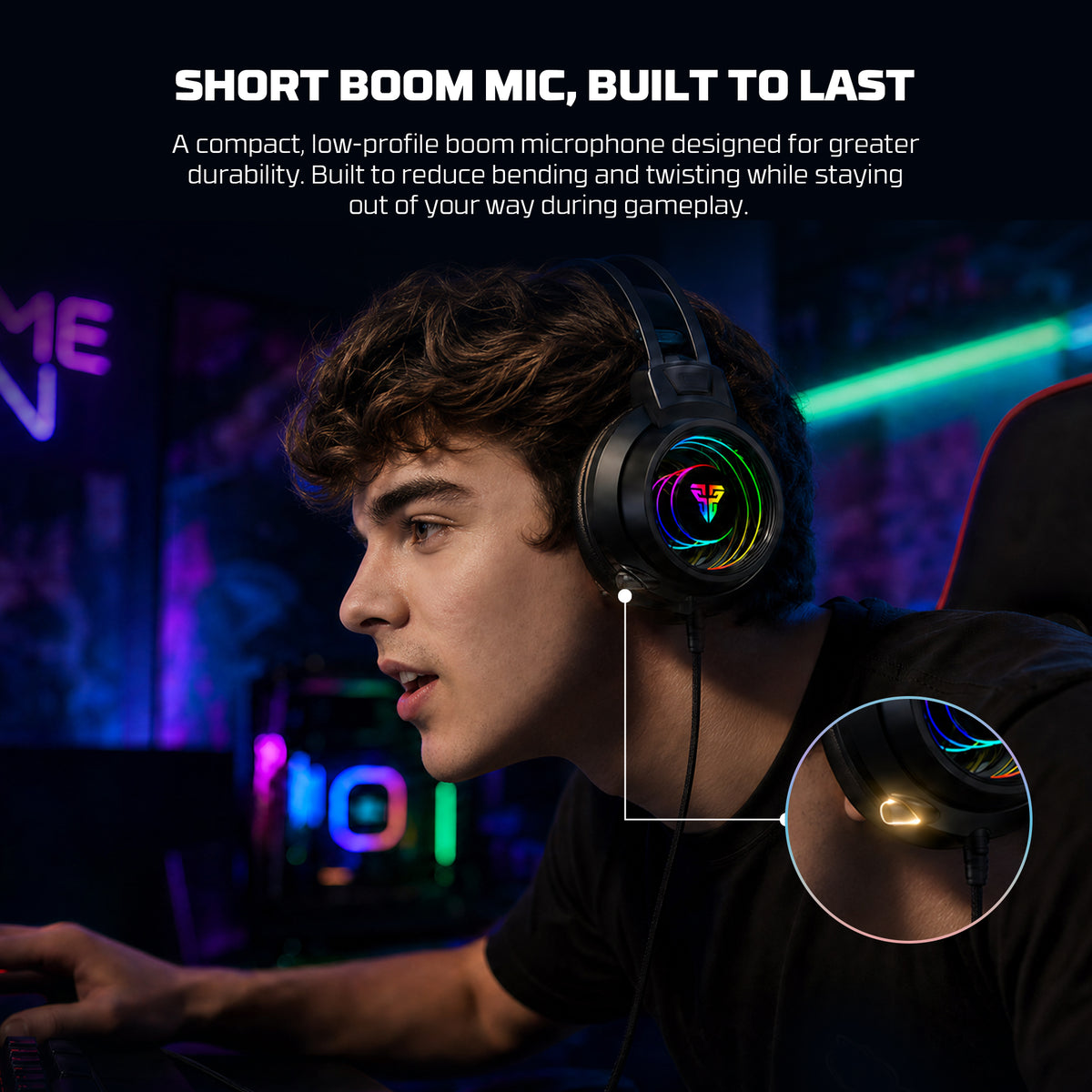 FANTECH LOOP 7.1 NEO HG32 GAMING HEADSET BLACK