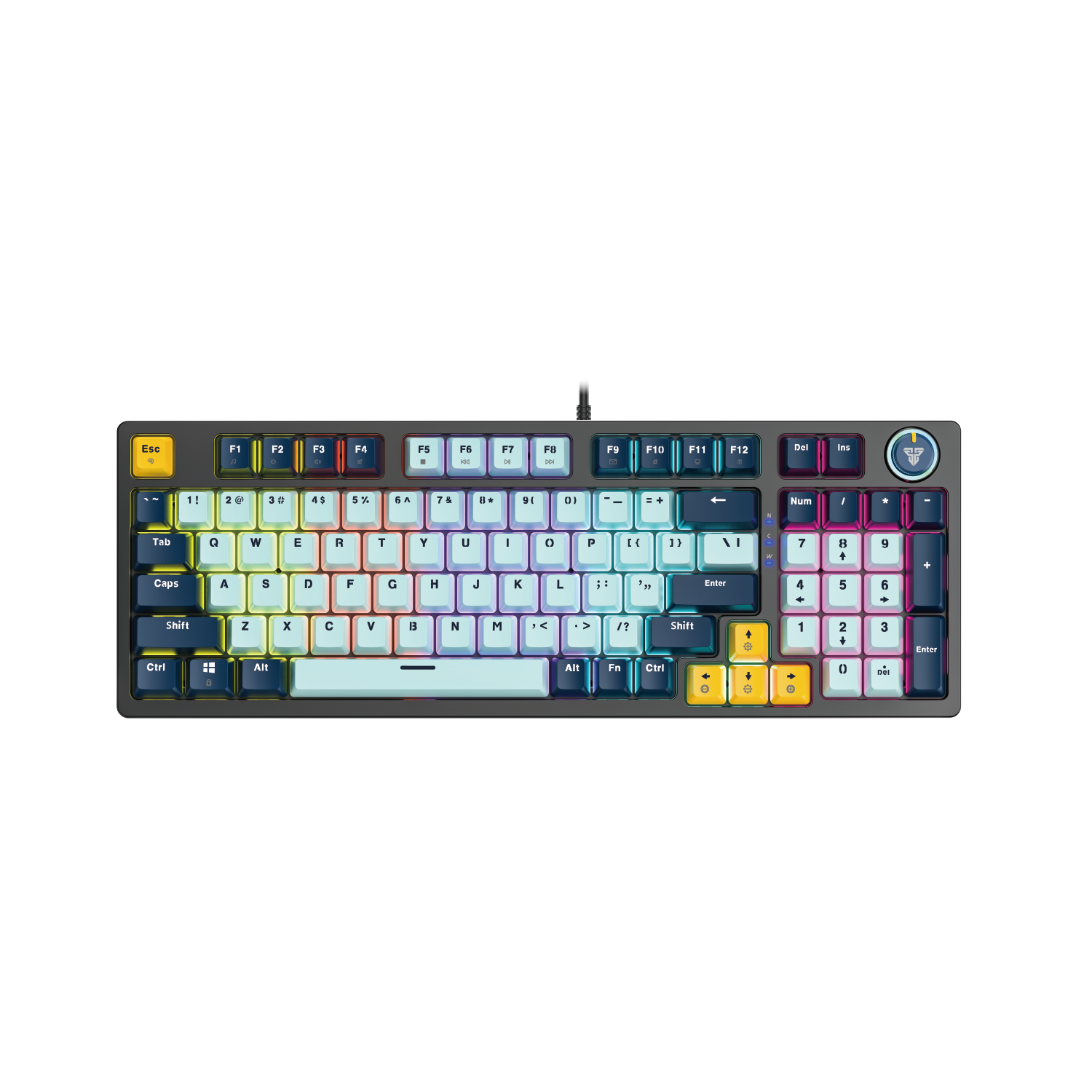 Fantech ATOM MIZU SERIES Keyboard Mechanical Gaming ATOM 63 81 96 Hotswappable 3 Pin