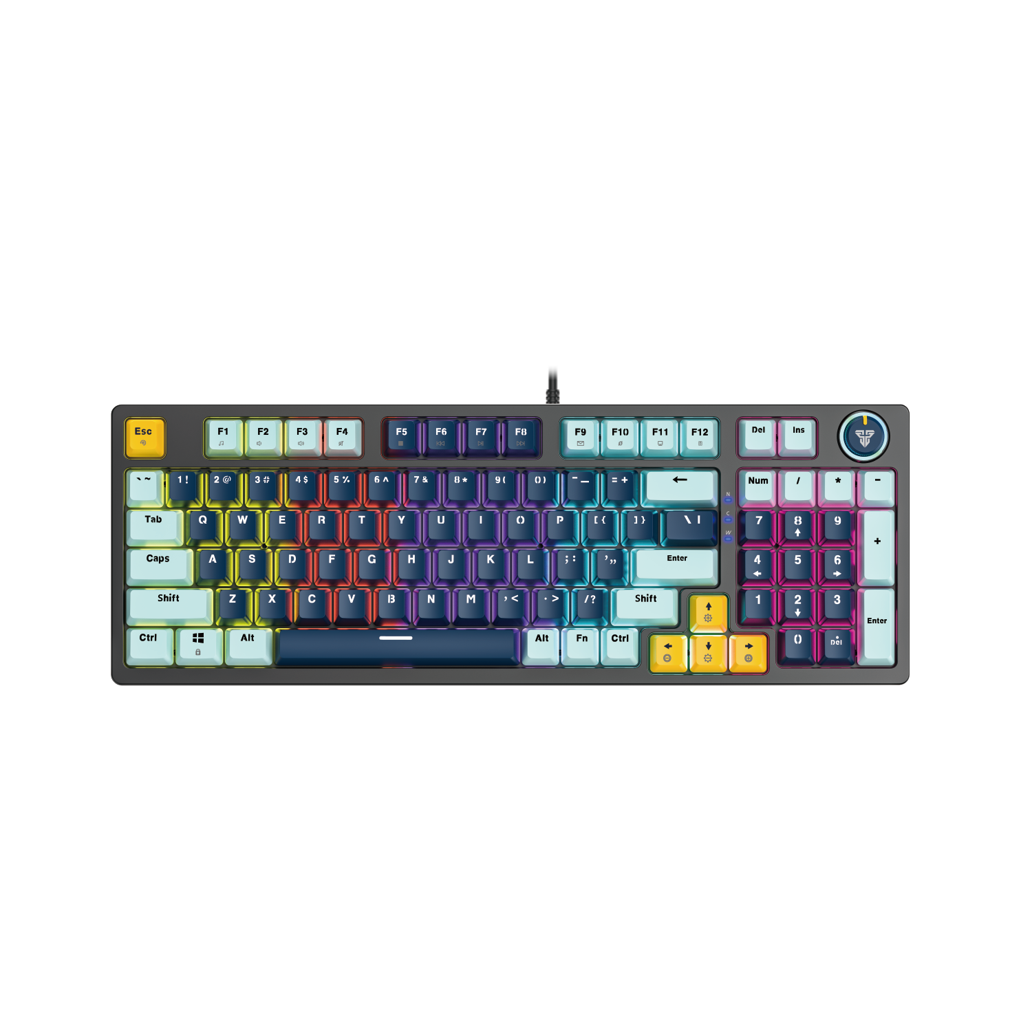 Fantech ATOM MIZU SERIES Keyboard Mechanical Gaming ATOM 63 81 96 Hotswappable 3 Pin