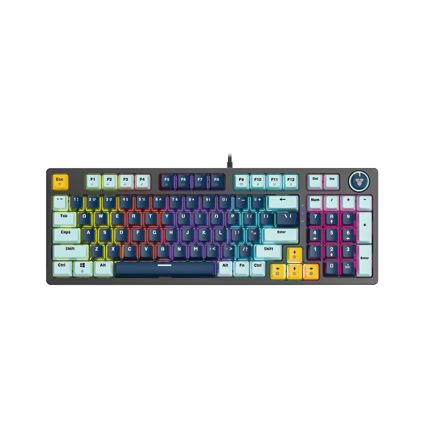 Fantech ATOM MIZU SERIES Keyboard Mechanical Gaming ATOM 63 81 96 Hotswappable 3 Pin