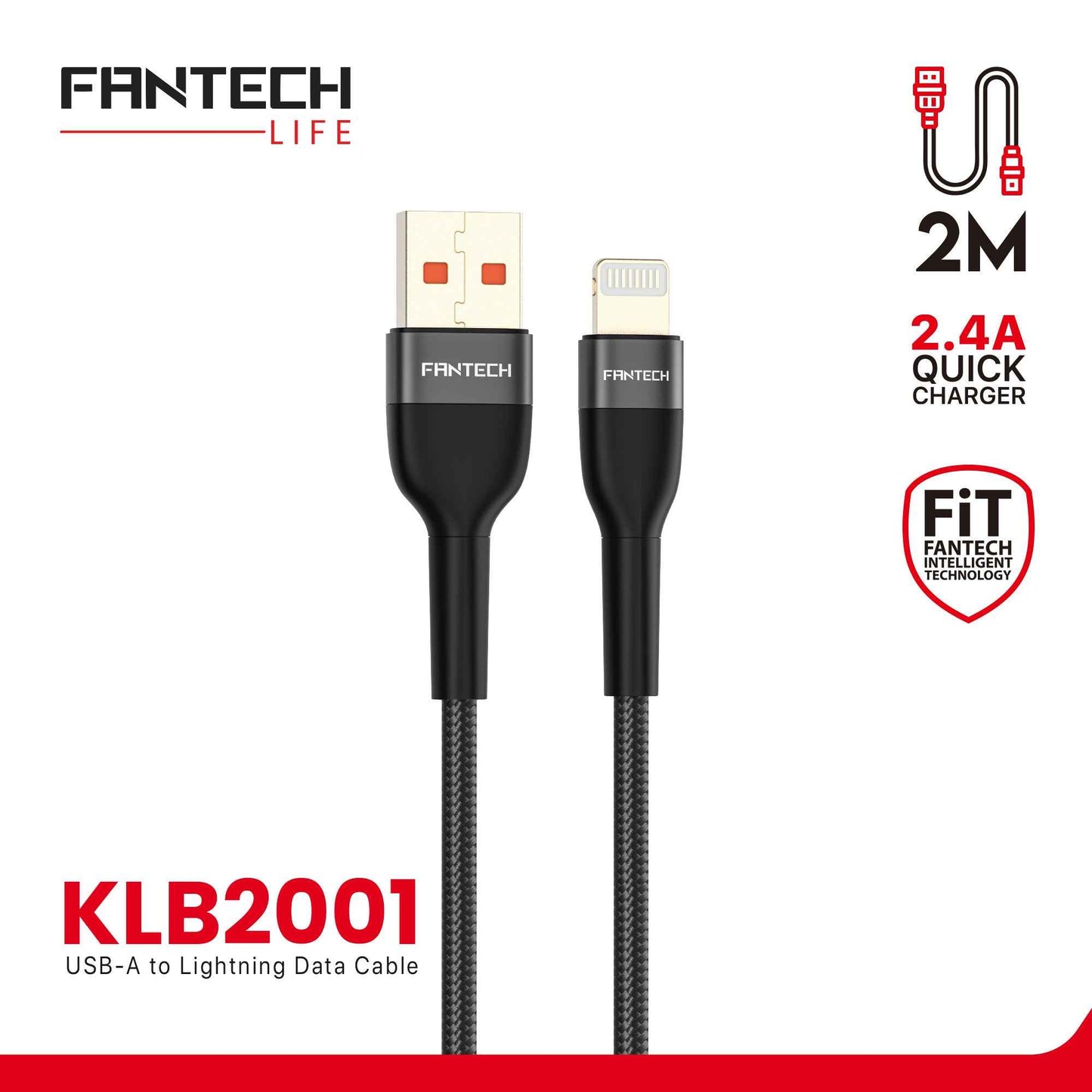 Kabel Charger Fantech KLB2001 2M