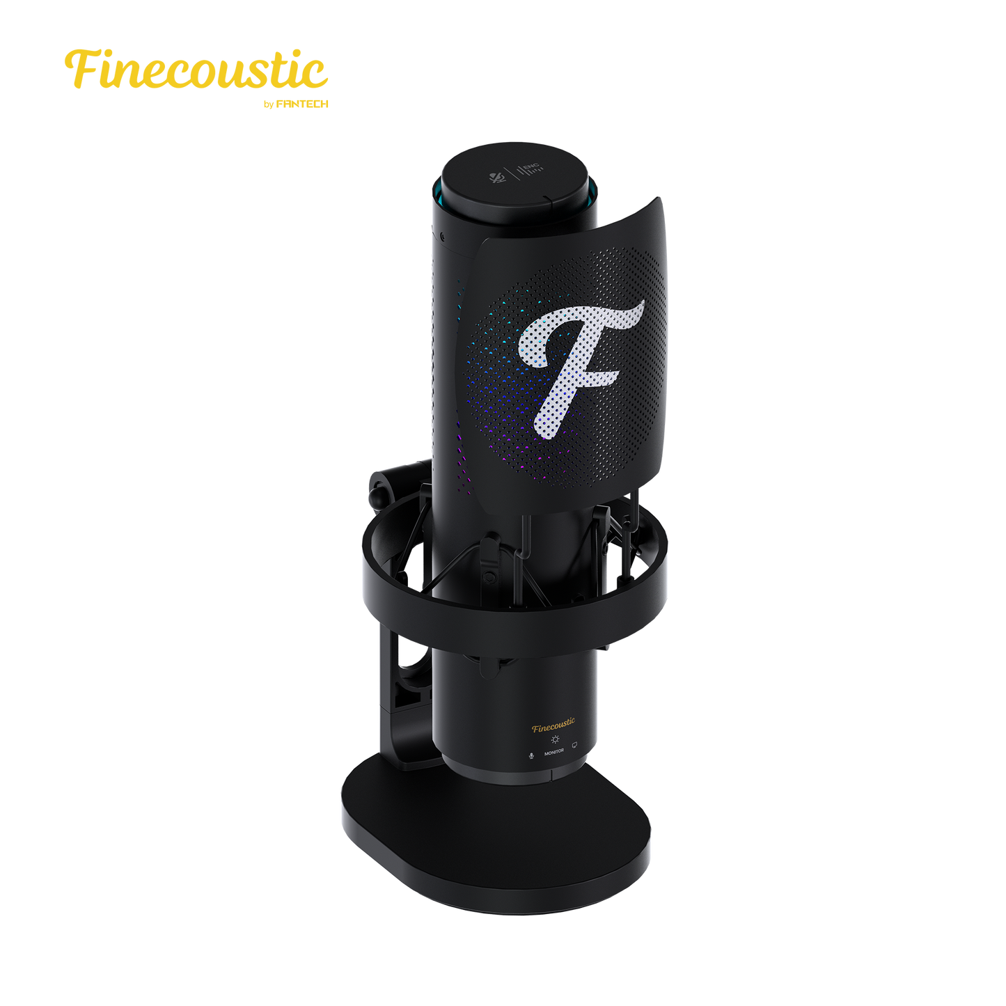 Fantech UFM1 USB Condenser Microphone Stand Cardioid, Bidirectional dan Omnidirectional dengan Inovasi Peredam Kebisingan