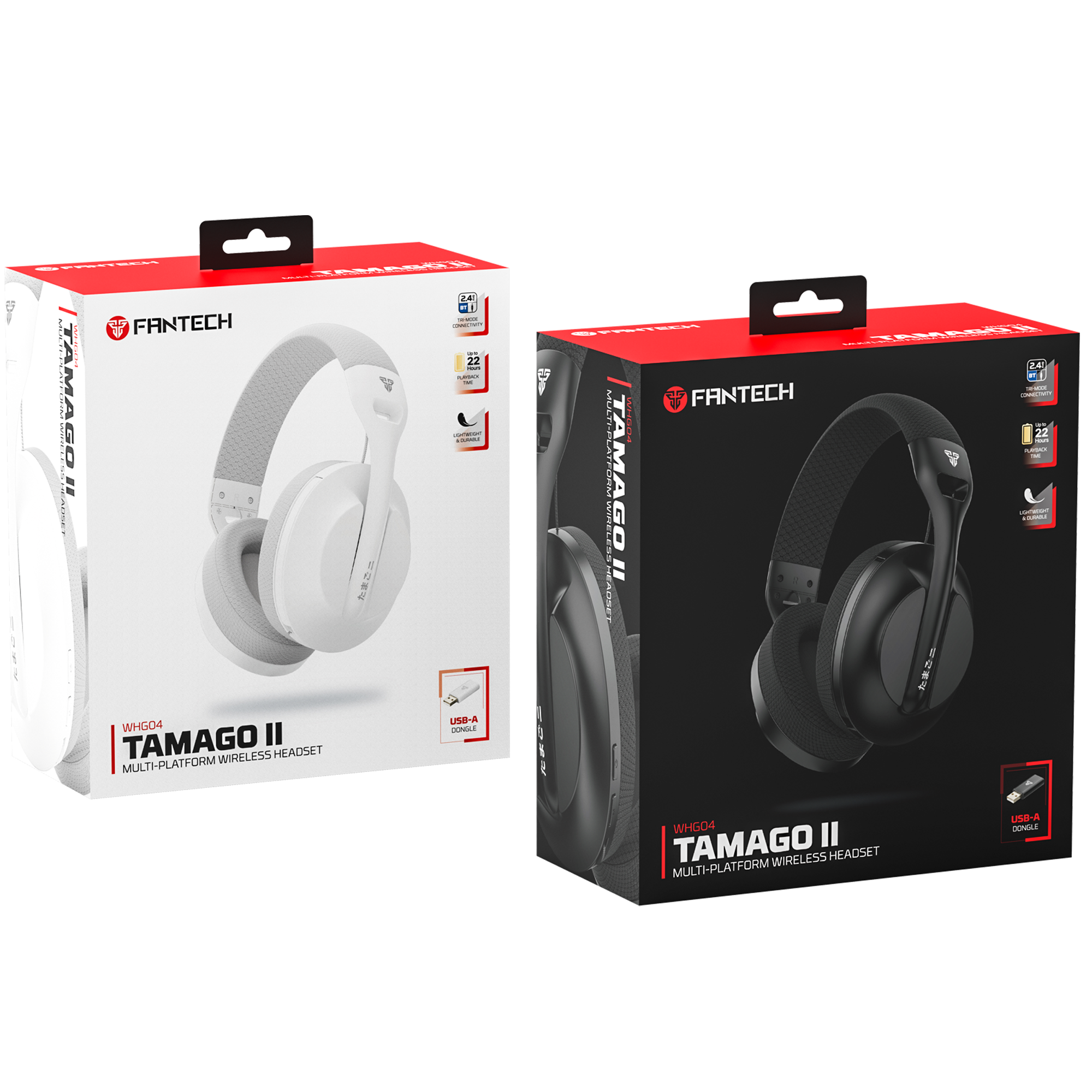 Fantech TAMAGO II WHG04 Wireless 2.4ghz Bluetooth Multi Platform Headset Headphone - Fantech Indonesia