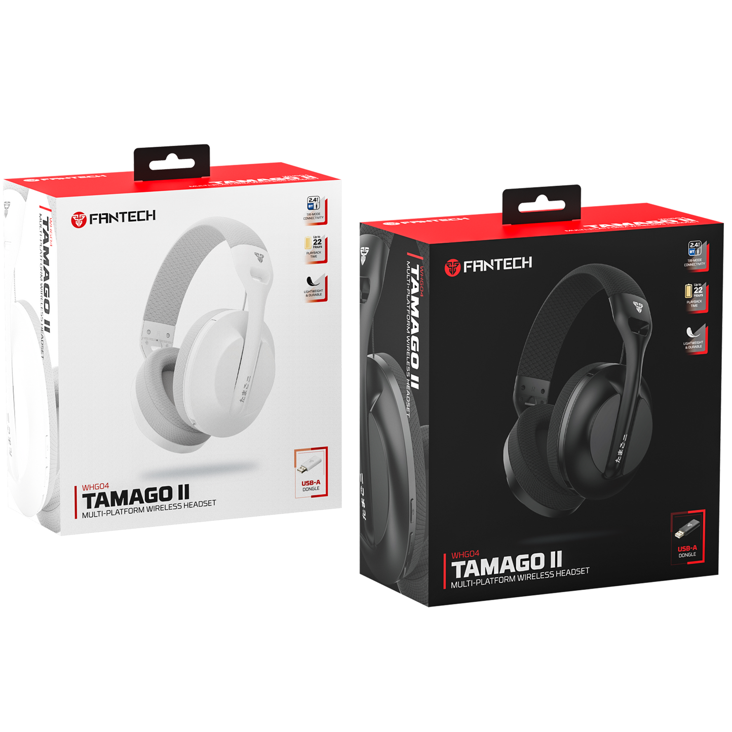 Fantech TAMAGO II WHG04 Wireless 2.4ghz Bluetooth Multi Platform Headset Headphone - Fantech Indonesia