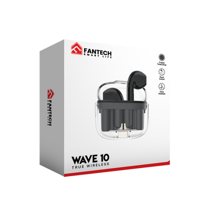 Fantech TWS Bluetooth Wireless Wave 10 TW10 Built-in Microphone - Fantech Indonesia