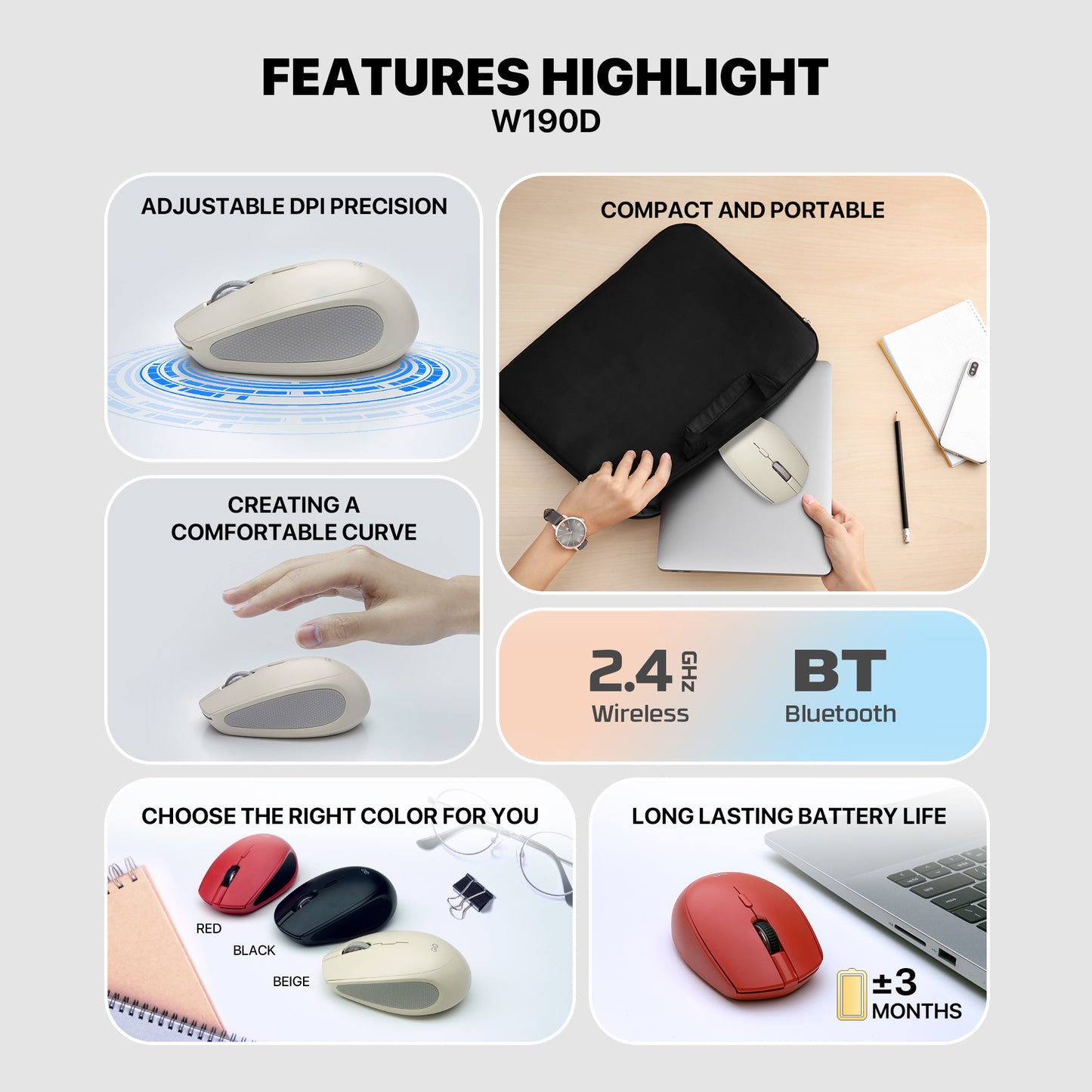 FANTECH GO W193D OFFICE MOUSE