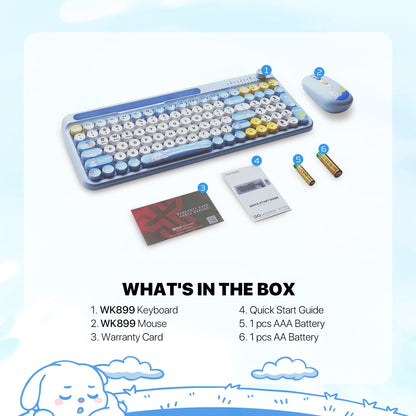 GO MOCHI101 WK899 Keyboard Mouse Kantor