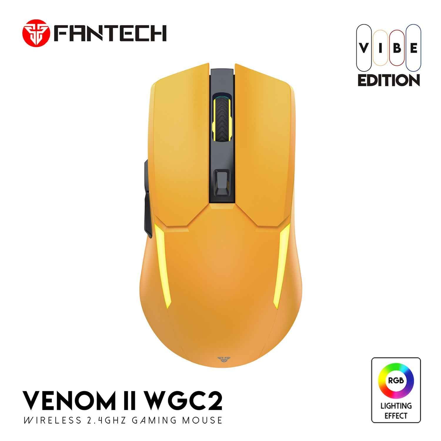 Fantech VENOM II WGC2 Wireless Mouse Gaming Rechargeable