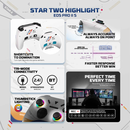 WGP15V2S Star Two Bluetooth Gamepad