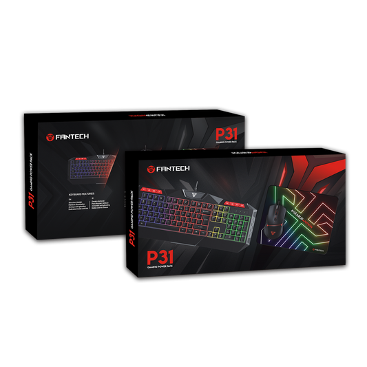 Fantech 3 in 1 Combo Keyboard Mouse Mousepad P31 Gaming - Fantech Indonesia