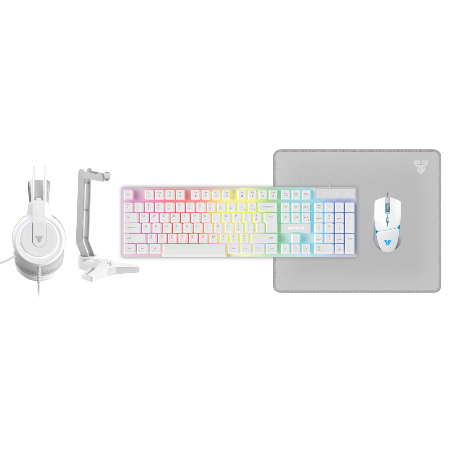 Fantech 5 in 1 Combo Gaming Keyboard Mouse Headset Mousepad P51 - Fantech Indonesia