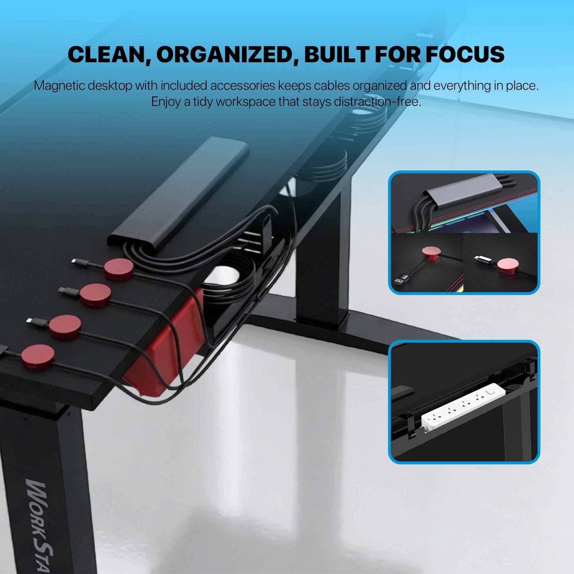 Meja Gaming & Kerja Adjustable Fantech ZURICH DW314