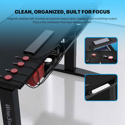 Meja Gaming & Kerja Adjustable Fantech ZURICH DW314