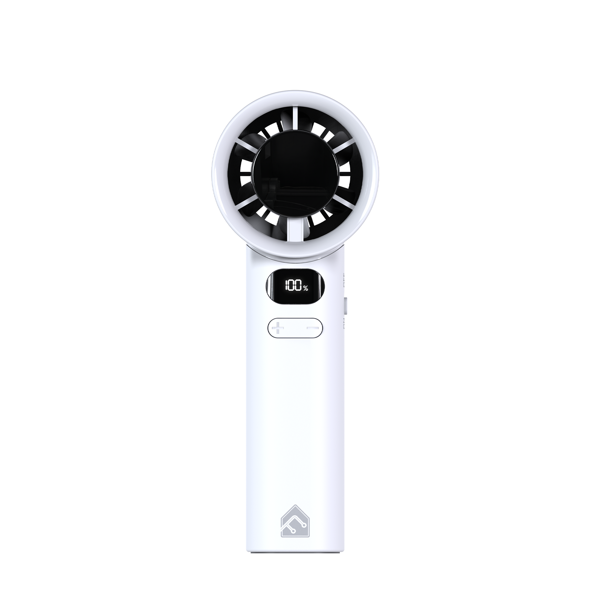 Fantech Life Portable Cooler PAC2 - Mini Handheld Fan, Powerful Airflow, 120-Speed Adjustment, LCD Display - Fantech Indonesia