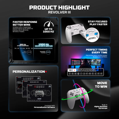 REVOLVER III WGP12S Gamepad HALL EFFECT