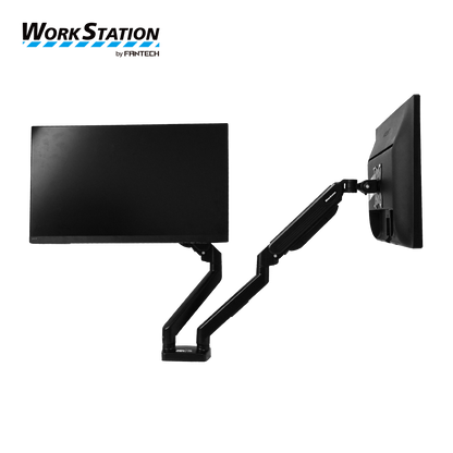 WORK STATION PRO MOUNT DUAL ARM MBD1 MONITOR BRACKET BLACK