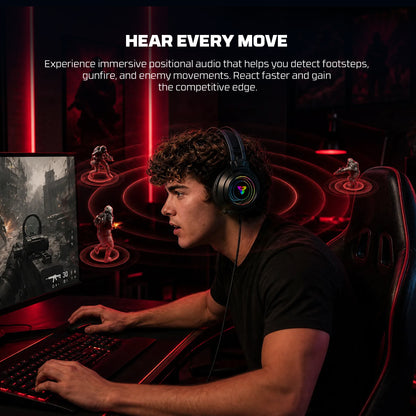 FANTECH LOOP 7.1 NEO HG32 GAMING HEADSET BLACK