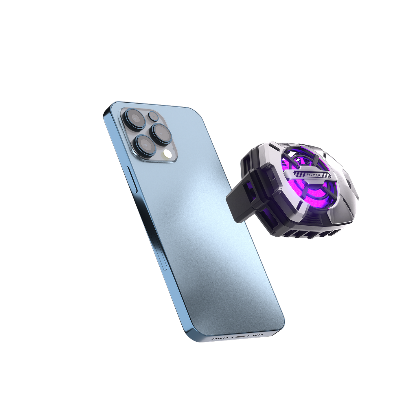 Fantech Phone Fan Cooler HP Gaming Magnetic GLETSER MAX PC10 PCM10 for Smartphone Iphone Android Kipas pendingin - Fantech Indonesia