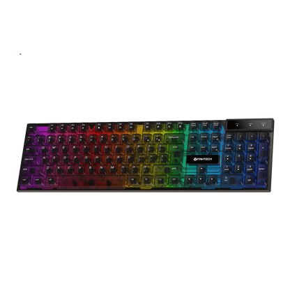 Fantech SHIKARI K515 Keycaps Transparan Keyboard Gaming RGB Membrane - Fantech Indonesia