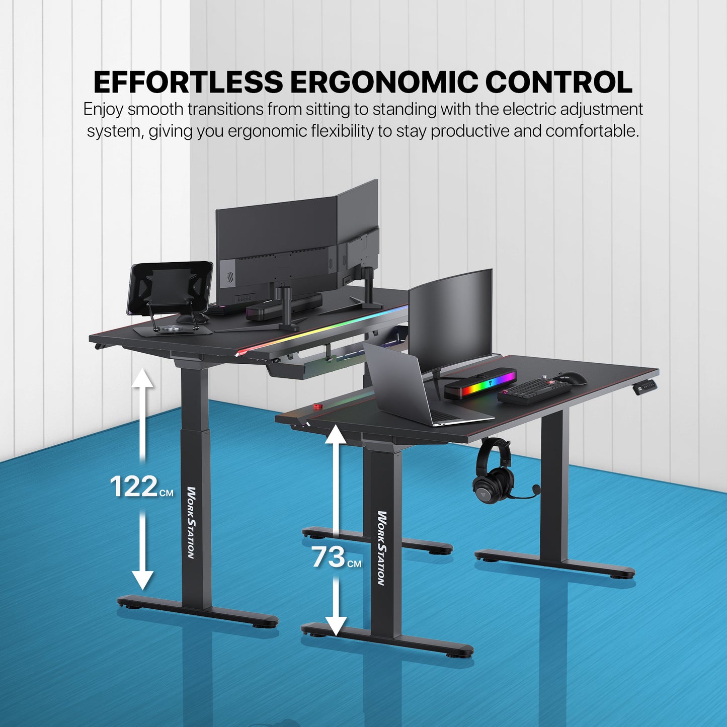 Fantech Dublin DW114 Electric Adjustable Desk Black