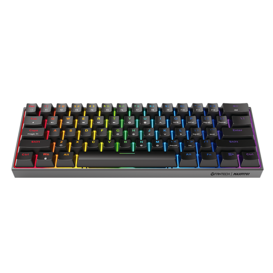 Fantech MAXFIT61 MK857 60% Keyboard Gaming Mechanical Hitam - Fantech Indonesia