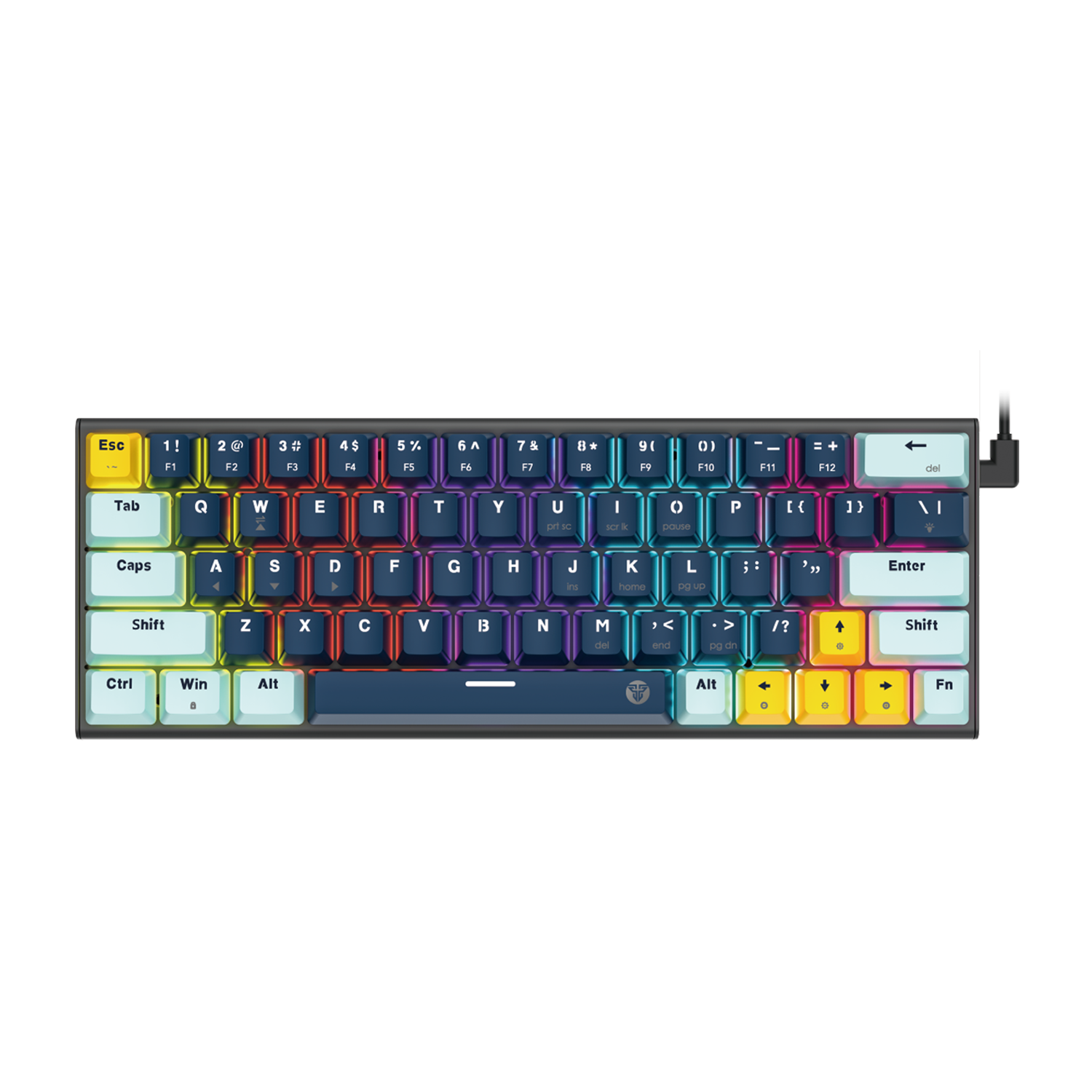 Fantech ATOM MIZU SERIES Keyboard Mechanical Gaming ATOM 63 81 96 Hotswappable 3 Pin