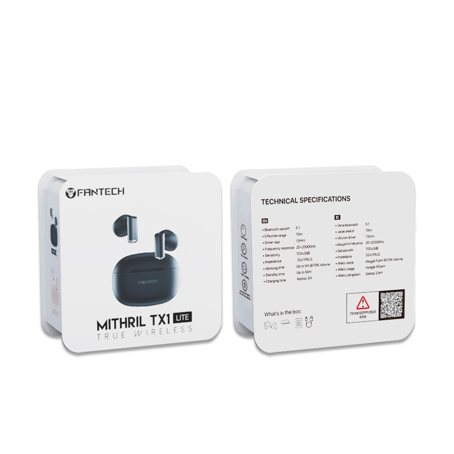 Fantech TWS Bluetooth Wireless MITHRIL TX1 LITE Built-in Microphone - Fantech Indonesia