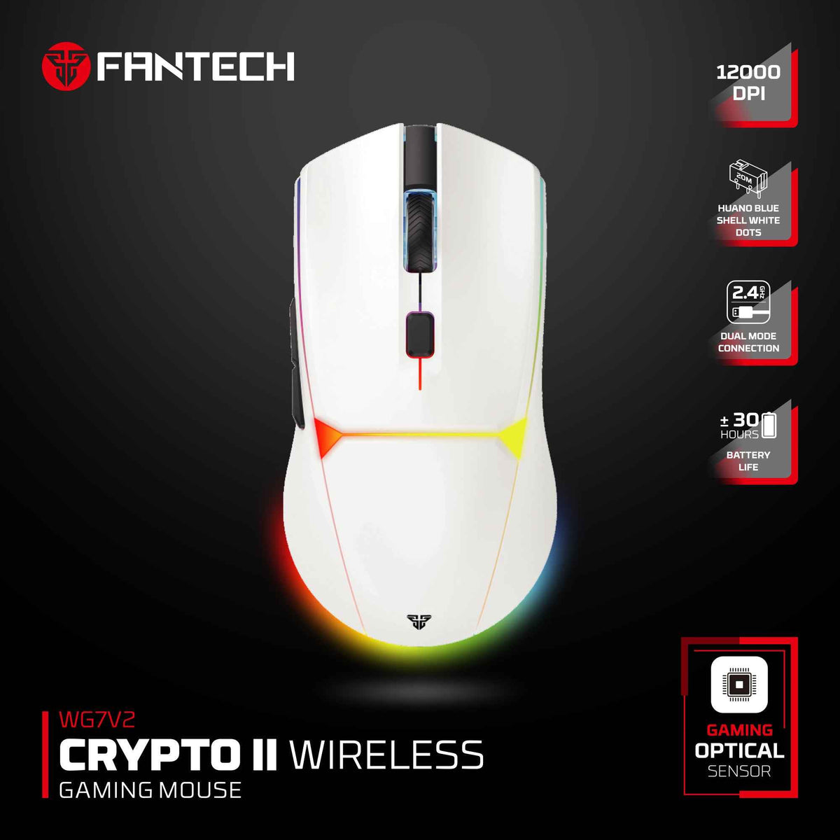 Fantech CRYPTO Gen II WG7V2 - Fantech Indonesia