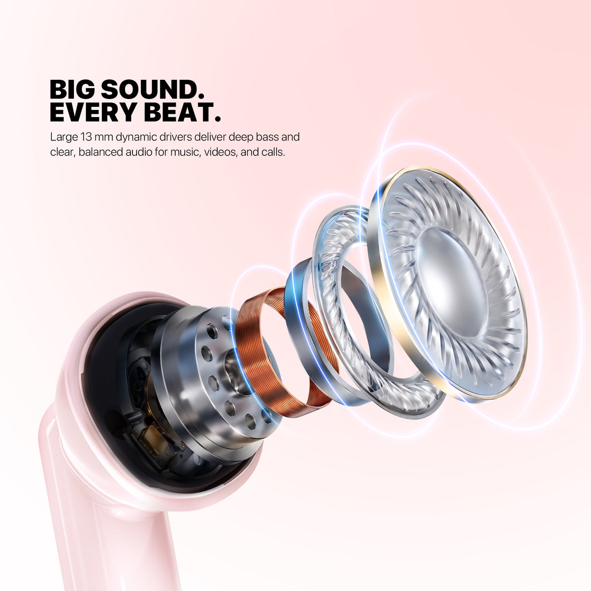 Fantech WAVE17 (TW17) True Wireless Earbuds.