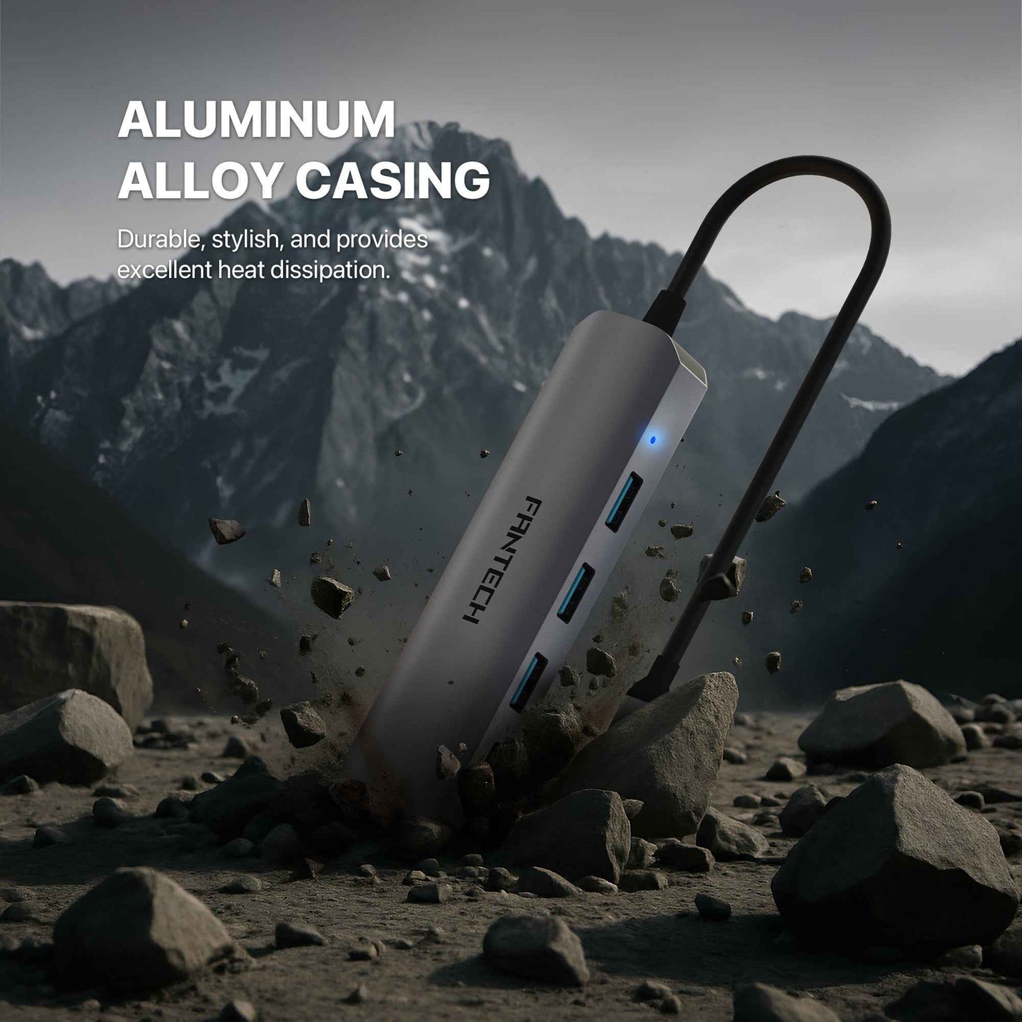 FANTECH HC052 Converter USB Hub Type C 5 in 1