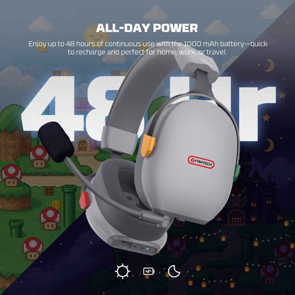 Fantech SUPER MAXFIT WHG06 Quad Connections Wireless 2.4ghz Bluetooth Multi Platform Headset Headphone