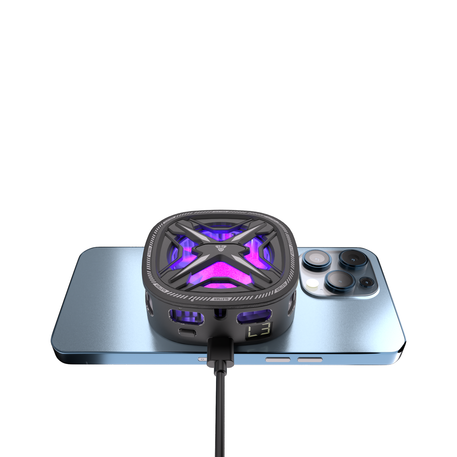 Fantech Phone Fan Cooler HP Gaming Magnetic GLETSER MAX PC10 PCM10 for Smartphone Iphone Android Kipas pendingin - Fantech Indonesia