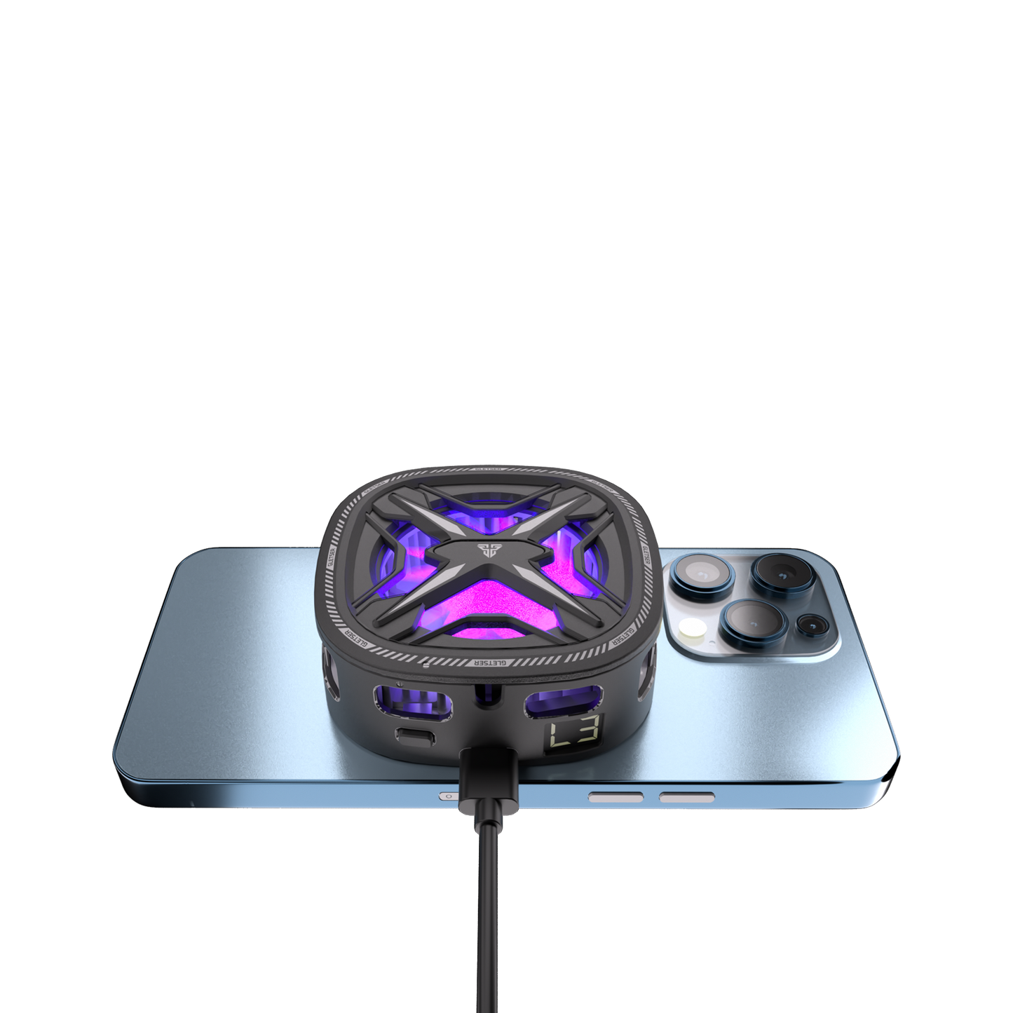 Fantech Phone Fan Cooler HP Gaming Magnetic GLETSER MAX PC10 PCM10 for Smartphone Iphone Android Kipas pendingin - Fantech Indonesia