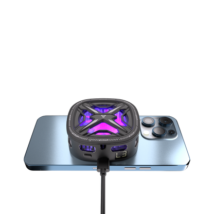 Fantech Phone Fan Cooler HP Gaming Magnetic GLETSER MAX PC10 PCM10 for Smartphone Iphone Android Kipas pendingin - Fantech Indonesia