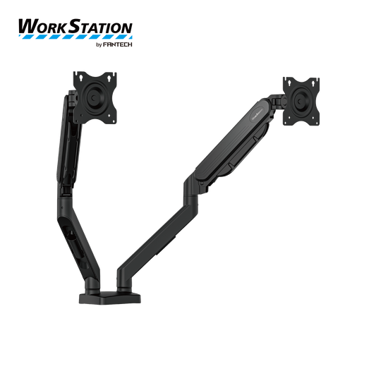 WORK STATION PRO MOUNT DUAL ARM MBD1 MONITOR BRACKET BLACK