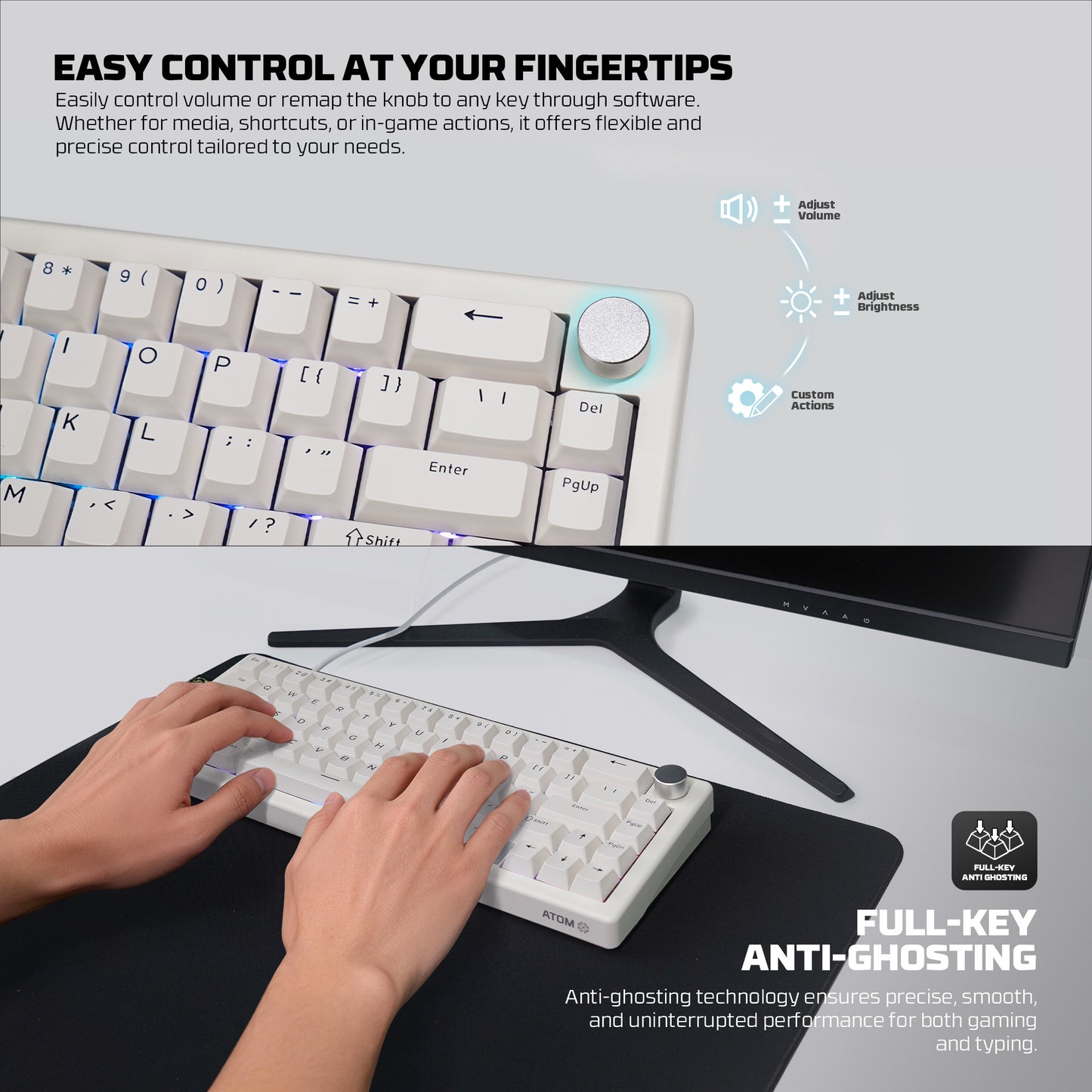 FANTECH ATOM X 66 MK614 MECHANICAL KEYBOARD