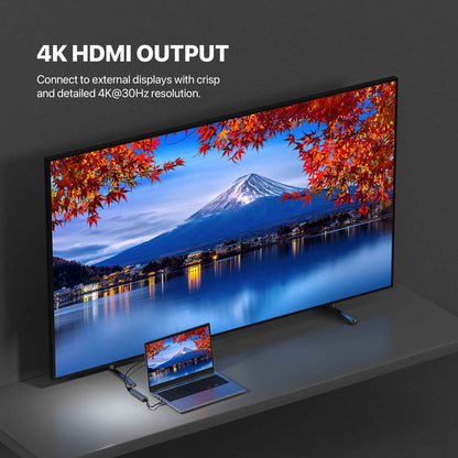 FANTECH HC052 Converter USB Hub Type C 5 in 1