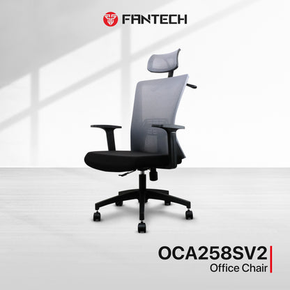 Fantech Kursi Kerja Kantor OCA258SV2 Kursi Kantor Premium ARM REST 3D Lembut