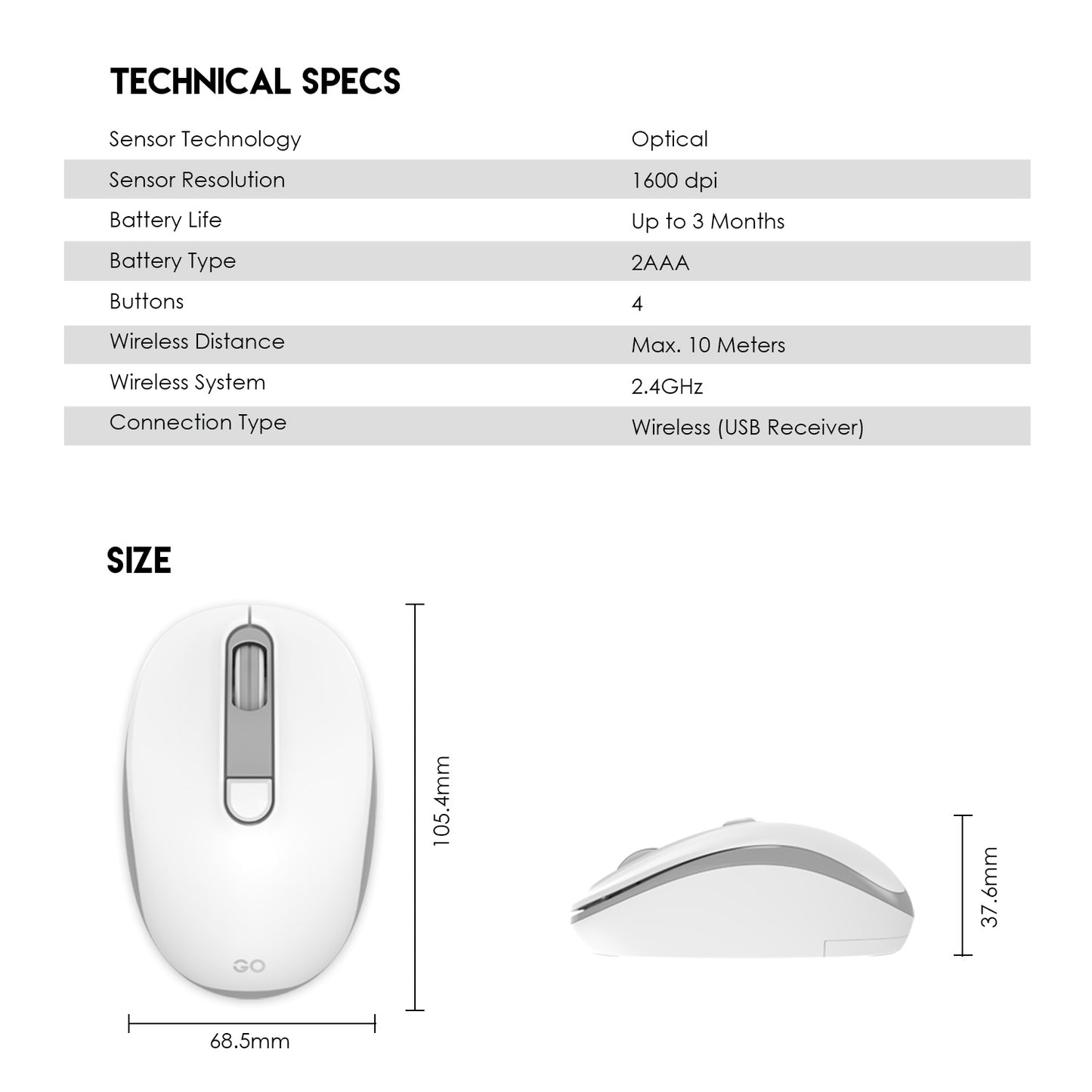 FANTECH GO W192 OFFICE MOUSE